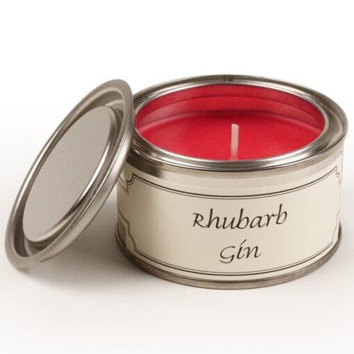 Rhubarb Gin Paint Pot Candle